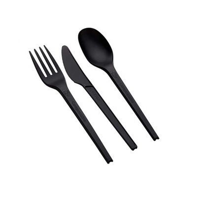 forquilhas da cutelaria 100% do PLA CPLA de 9in e facas biodegradáveis Compostable das colheres
