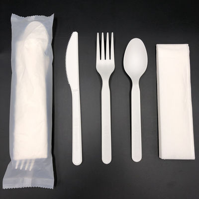 forquilhas da cutelaria 100% do PLA CPLA de 9in e facas biodegradáveis Compostable das colheres