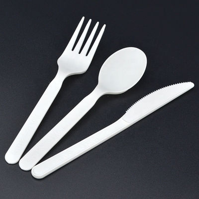 forquilhas da cutelaria 100% do PLA CPLA de 9in e facas biodegradáveis Compostable das colheres