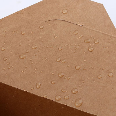 Lancheira feita sob encomenda do papel de embalagem do PE de Logo Printing 337g 18g para levar embora caixas para o alimento