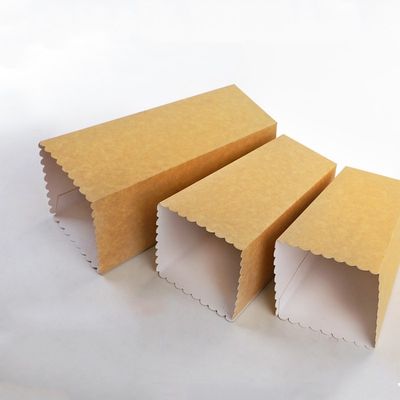 Da pipoca superior aberta descartável biodegradável dos utensílios de mesa das pepitas de CMYK caixa de empacotamento