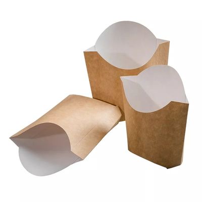 o Pe descartável de 220gsm Pantone revestiu a batata de batatas fritas Chips Box Packaging do papel de embalagem