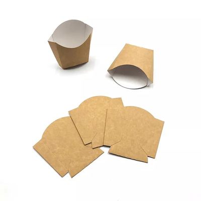 o Pe descartável de 220gsm Pantone revestiu a batata de batatas fritas Chips Box Packaging do papel de embalagem