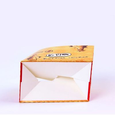 A caixa do frango assado do empacotamento de fast food 300gsm de 7CM remove as caixas de papel