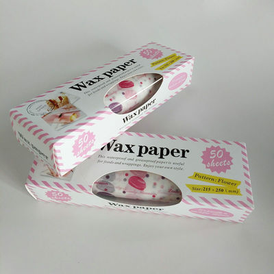 A carne descartável biodegradável de papel dos utensílios de mesa do hamburguer do sanduíche que envolve a cera revestiu o papel do congelador
