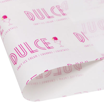 A carne descartável biodegradável de papel dos utensílios de mesa do hamburguer do sanduíche que envolve a cera revestiu o papel do congelador