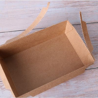 recipientes de alimento descartáveis do papel de embalagem Tray Sushi Food Box 300gsm de 500ml 600ml com tampas