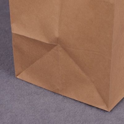 4LBS reciclado cortou o saco de compras 150GSM do presente do punho do saco de papel do empacotamento de alimento
