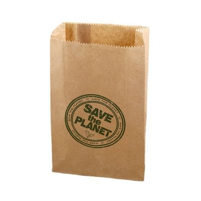 40gsm ao saco de papel à prova de graxa amigável CMYK do fast food de 150gsm Eco para o alimento do óleo