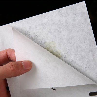 o sanduíche aberto dobro à prova de graxa do papel do saco 45gsm de 13x13cm ensaca o bolso do envoltório do hamburguer