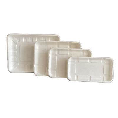 Da micro-ondas descartável vegetal da carne dos casamentos da polpa do bagaço da cana-de-açúcar do fruto bandeja segura