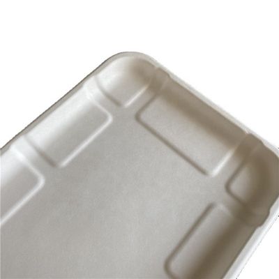 Da micro-ondas descartável vegetal da carne dos casamentos da polpa do bagaço da cana-de-açúcar do fruto bandeja segura