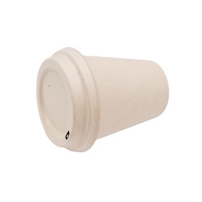 Copos de café afastados descartáveis biodegradáveis livres dos utensílios de mesa 8oz do bagaço de Pfas do leite