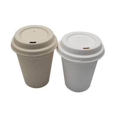 Copos de café afastados descartáveis biodegradáveis livres dos utensílios de mesa 8oz do bagaço de Pfas do leite