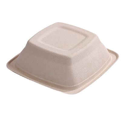 caixas biodegradáveis de 16 24 recipientes da salada de fruto da bacia do bagaço da cana-de-açúcar 32oz com tampa