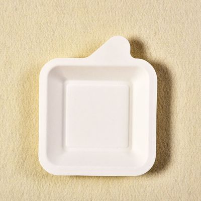 alimento Tray For Party da sobremesa da celulose de 7g Mini Sugarcane Biodegradable Bagasse Tableware