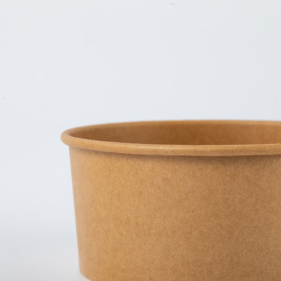 42oz 1300ml em volta das grandes bacias descartáveis dos utensílios de mesa descartáveis biodegradáveis para a sopa quente