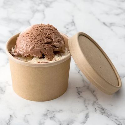 4oz ao empacotamento descartável biodegradável do copo do gelado dos utensílios de mesa do iogurte 32oz