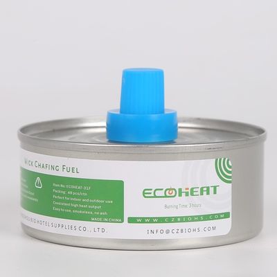 Os graus batem em aquecer por atrito madeiras feltro de lubrificação de 6 horas que cozinha latas do combustível do aquecedor de alimento do combustível 3hr