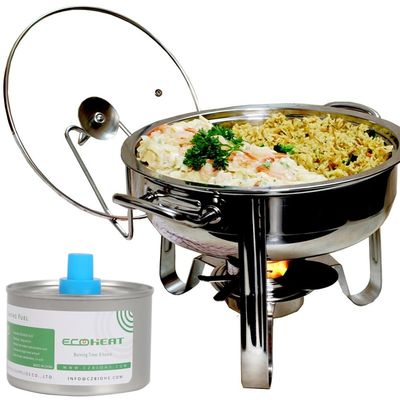 a cozinha de 7oz 8hr que cozinha aquecer-se por atrito do feltro de lubrificação abastece a lata ajustável do combustível do aquecedor de alimento do bufete