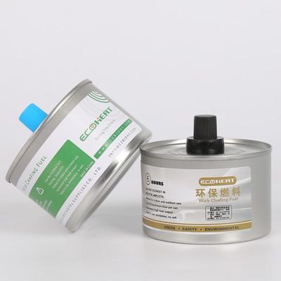 a cozinha de 7oz 8hr que cozinha aquecer-se por atrito do feltro de lubrificação abastece a lata ajustável do combustível do aquecedor de alimento do bufete