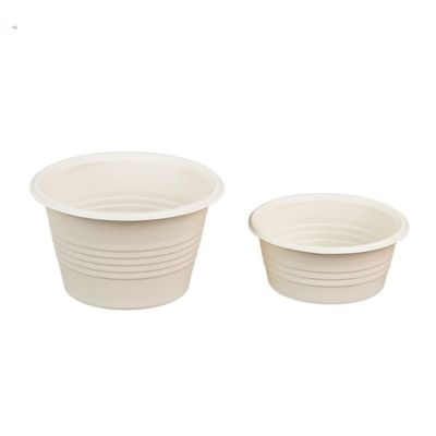 Copos descartáveis da parcela do molho de tempero dos utensílios de mesa da fécula de milho 4OZ com tampas