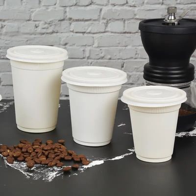 a fécula de milho do PLA 16oz bio remove a bebida Starbucks dos copos de café copos quentes da bebida
