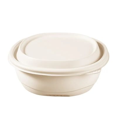 800ml 1050ml biodegradáveis removem a bacia de fruto da fécula de milho dos recipientes com tampa