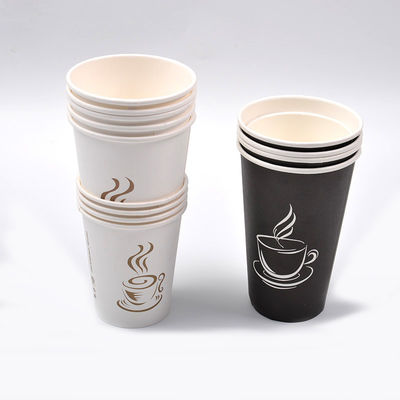 Copos de café bebendo feitos sob encomenda do chá 12oz 360ml de Logo Disposable Paper Cups Hot com tampas