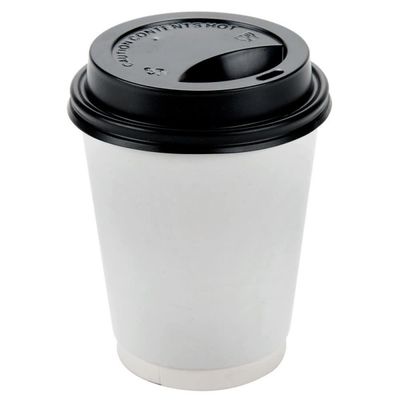copo de papel descartável da dupla camada do copo de café do Livro Branco do uso de 16oz 500cc único