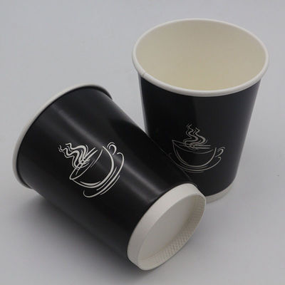 EN13432 copos de café afastados feitos sob encomenda de papel descartáveis dos copos 400Ml 12Oz com tampa