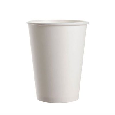 Tampas descartáveis de Juice White Paper Cups With dos copos de papel da bebida fria da soda de 12OZ 300gsm